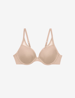 24/7® Classic Uplift Plunge Bra, Taupe - Thirdlove - Nylon/Spandex