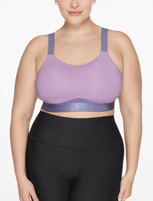 Kinetic Impact Sports Bra, Lilac Blush - Thirdlove - Nylon/Spandex/Powermesh,model5