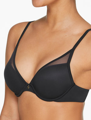 24/7® Classic Uplift Plunge Bra, Black - Thirdlove - Nylon/Spandex,model4