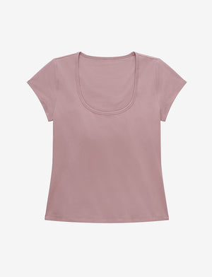 Organic Cloud Cotton Shelf Bra Tee