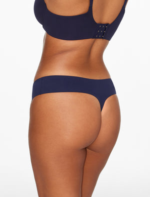 ComfortStretch Thong - Navy - Nylon/spandex - ThirdLove,model2