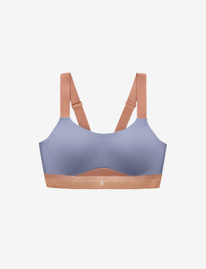 Kinetic Adjustable Sports Bra, Blue Granite - Thirdlove - Polyester/Spandex