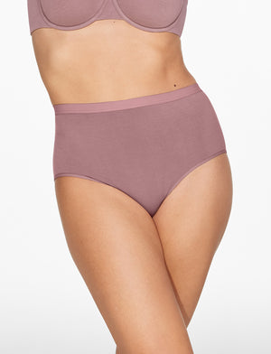 Organic Cloud Cotton Brief - Twilight - Organic cotton/spandex - ThirdLove,model1